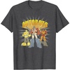 Transformers Autobots Trio Retro Cartoon Group Shot T-Shirt(Dark Heather Grey)