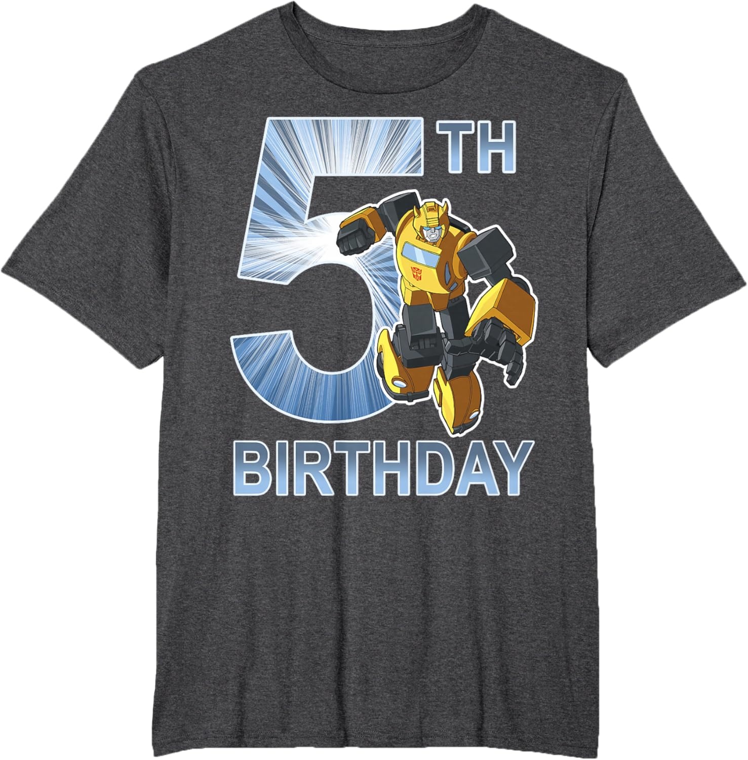 image:imageTransformers Bumblebee 5th Birthday Vintage TShirt SmallDark Heather Grey