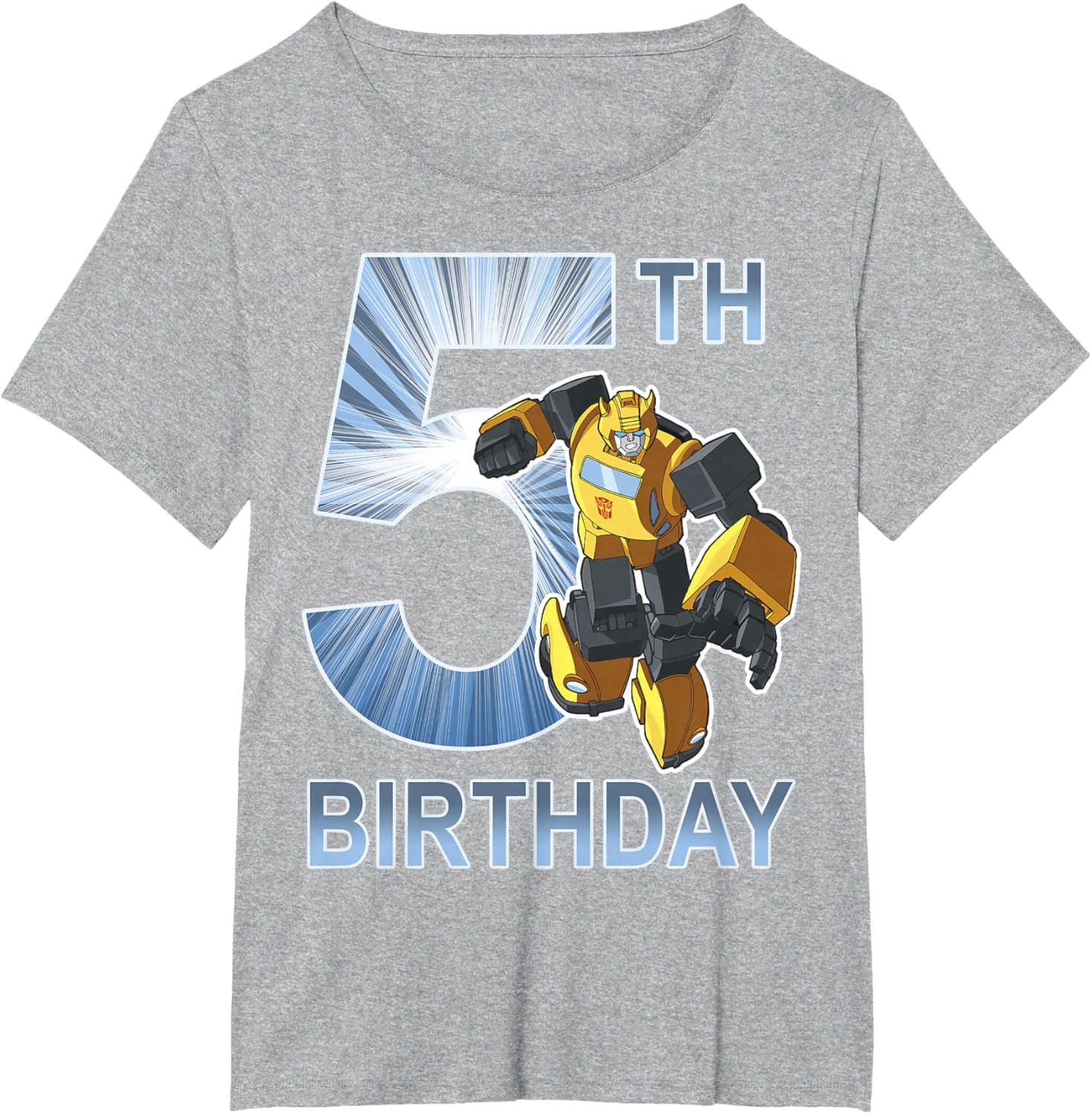 image:imageTransformers Bumblebee 5th Birthday Vintage TShirt SmallHeather Grey