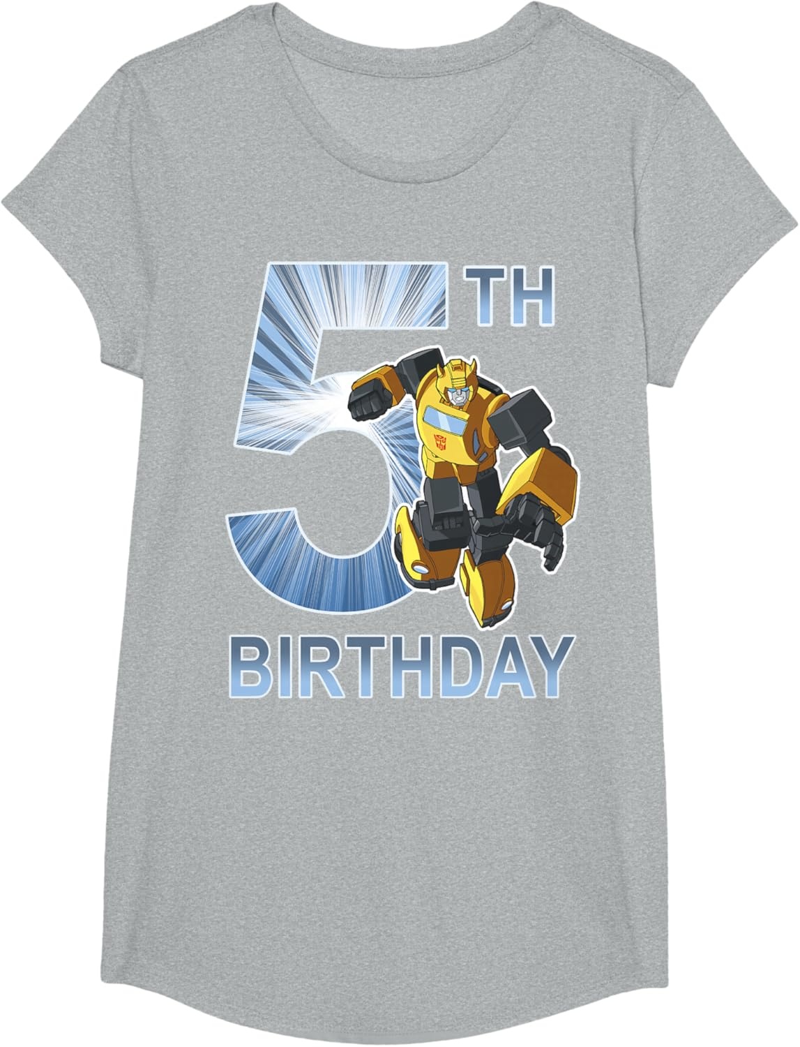 image:imageTransformers Bumblebee 5th Birthday Vintage TShirt SmallHeather Grey