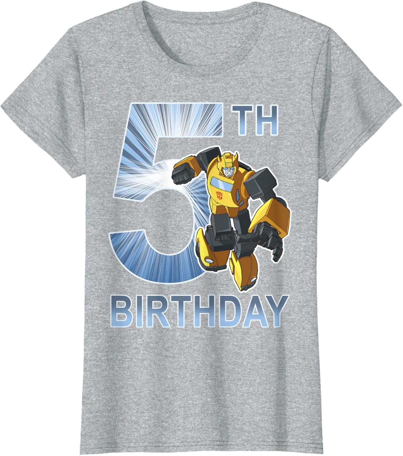 image:imageTransformers Bumblebee 5th Birthday Vintage TShirt SmallHeather Grey