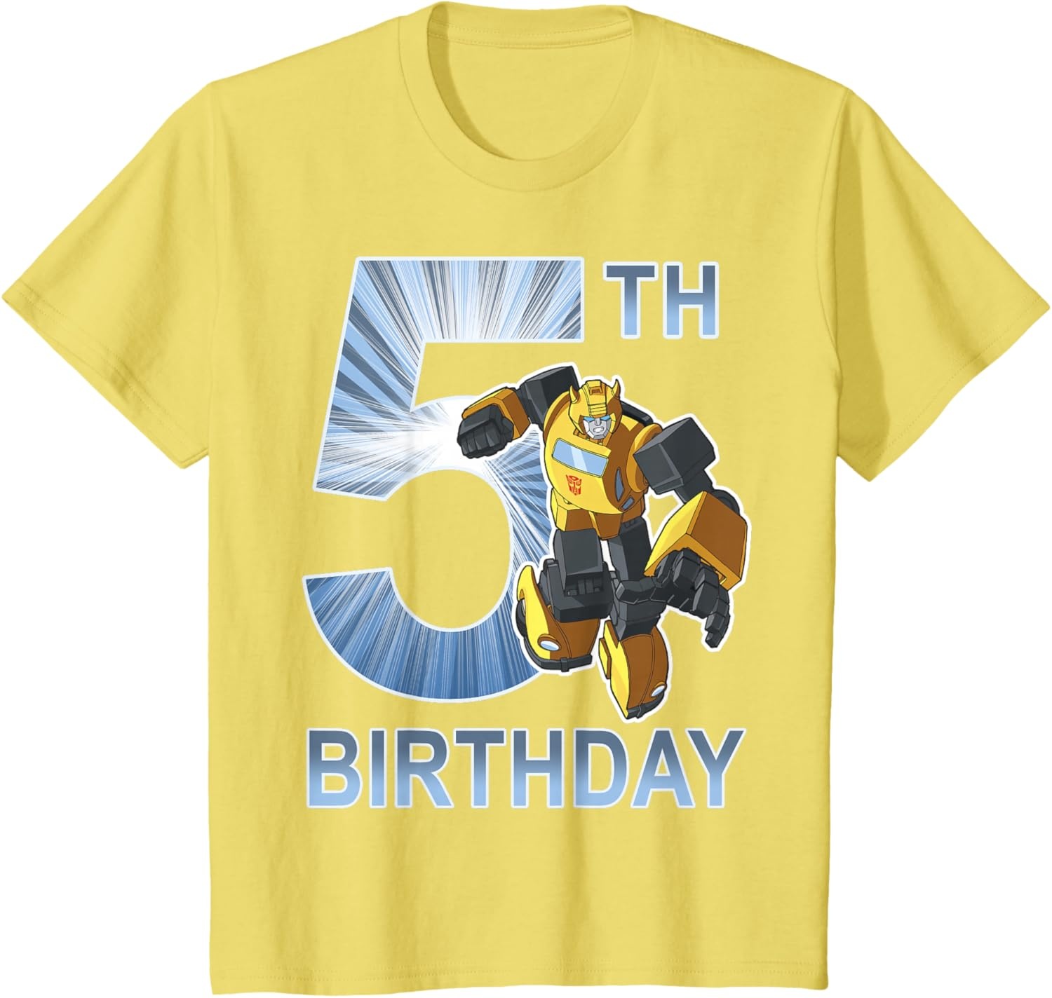 image:imageTransformers Bumblebee 5th Birthday Vintage TShirt SmallLemon Yellow