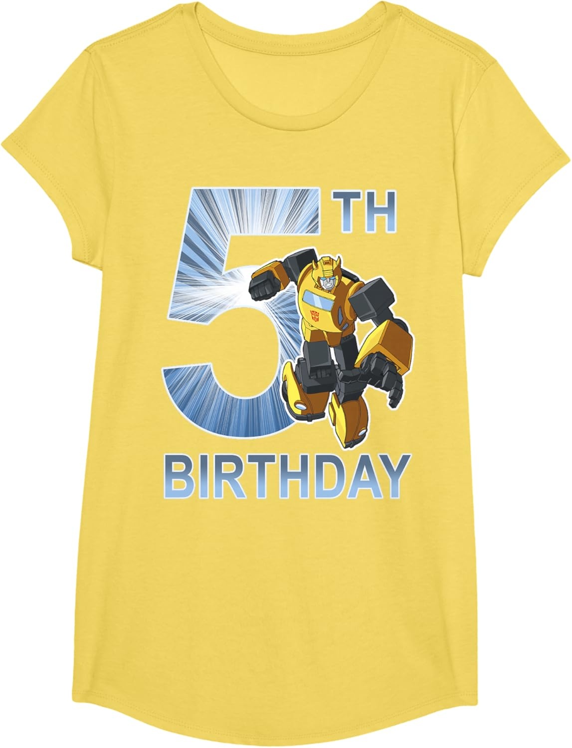 image:imageTransformers Bumblebee 5th Birthday Vintage TShirt SmallLemon Yellow