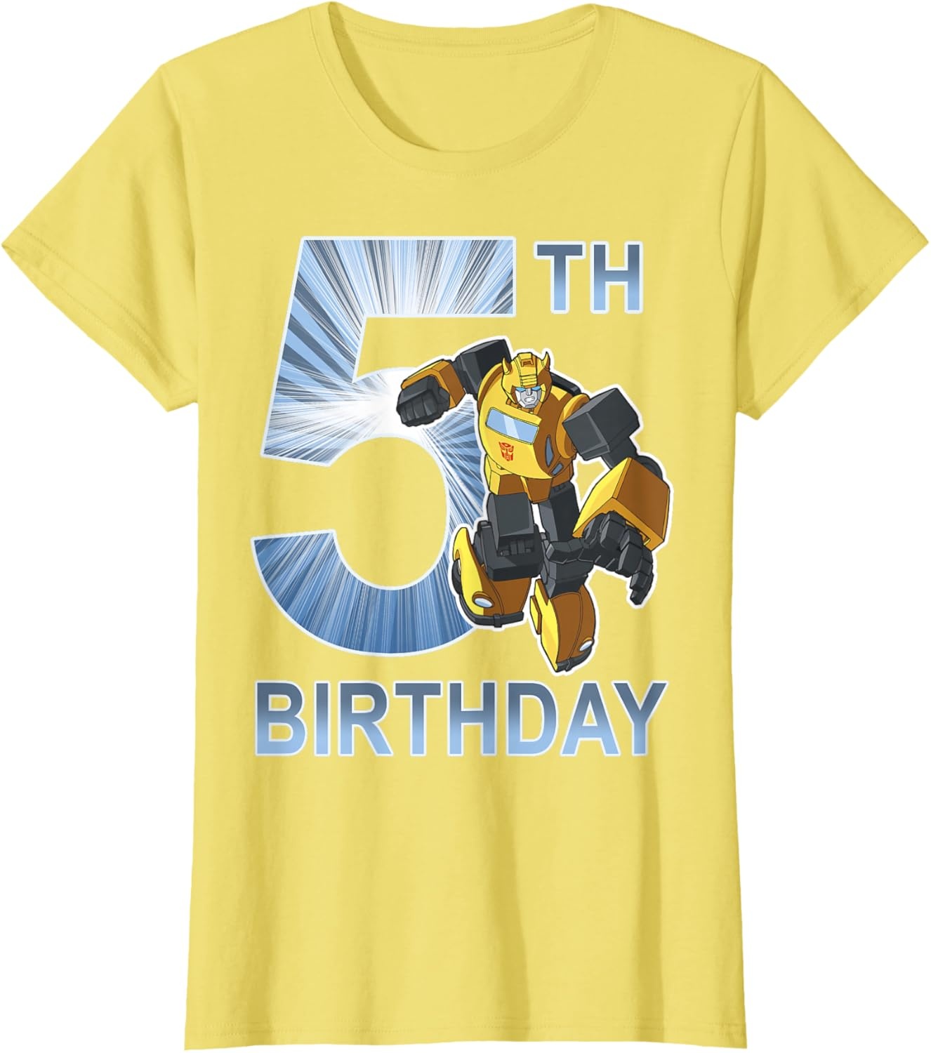 image:imageTransformers Bumblebee 5th Birthday Vintage TShirt SmallLemon Yellow