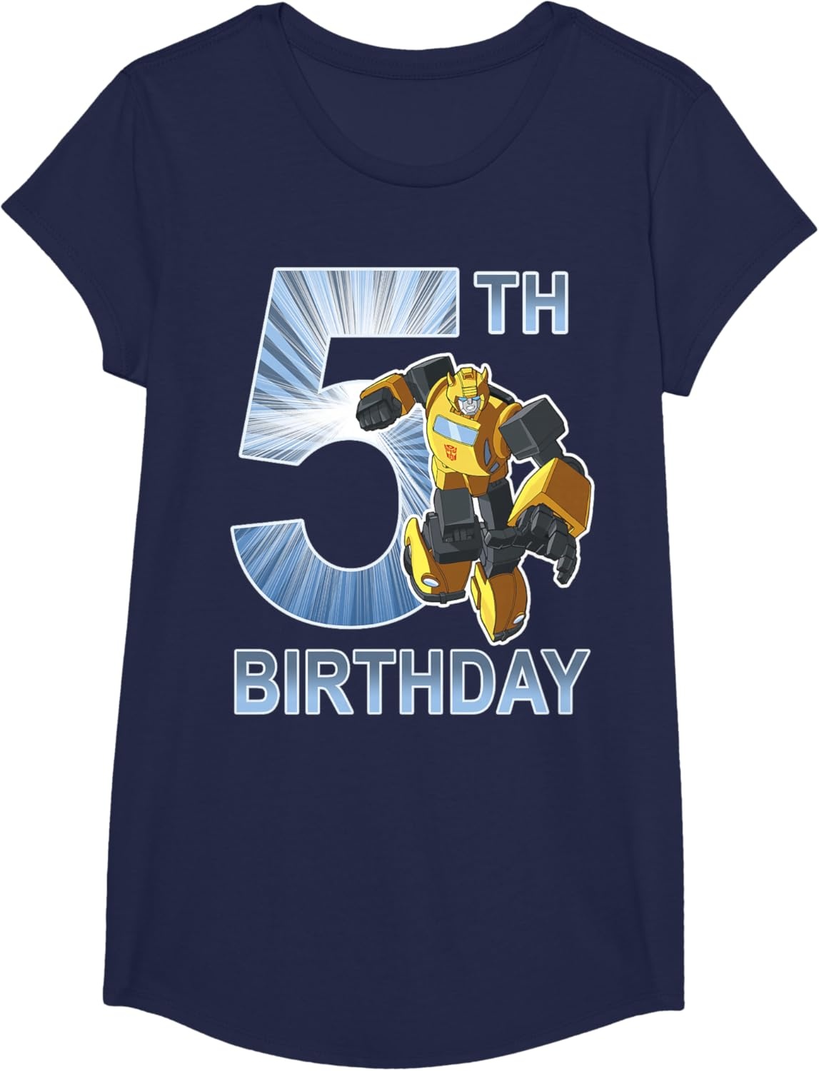 image:imageTransformers Bumblebee 5th Birthday Vintage TShirt SmallNavy Blue