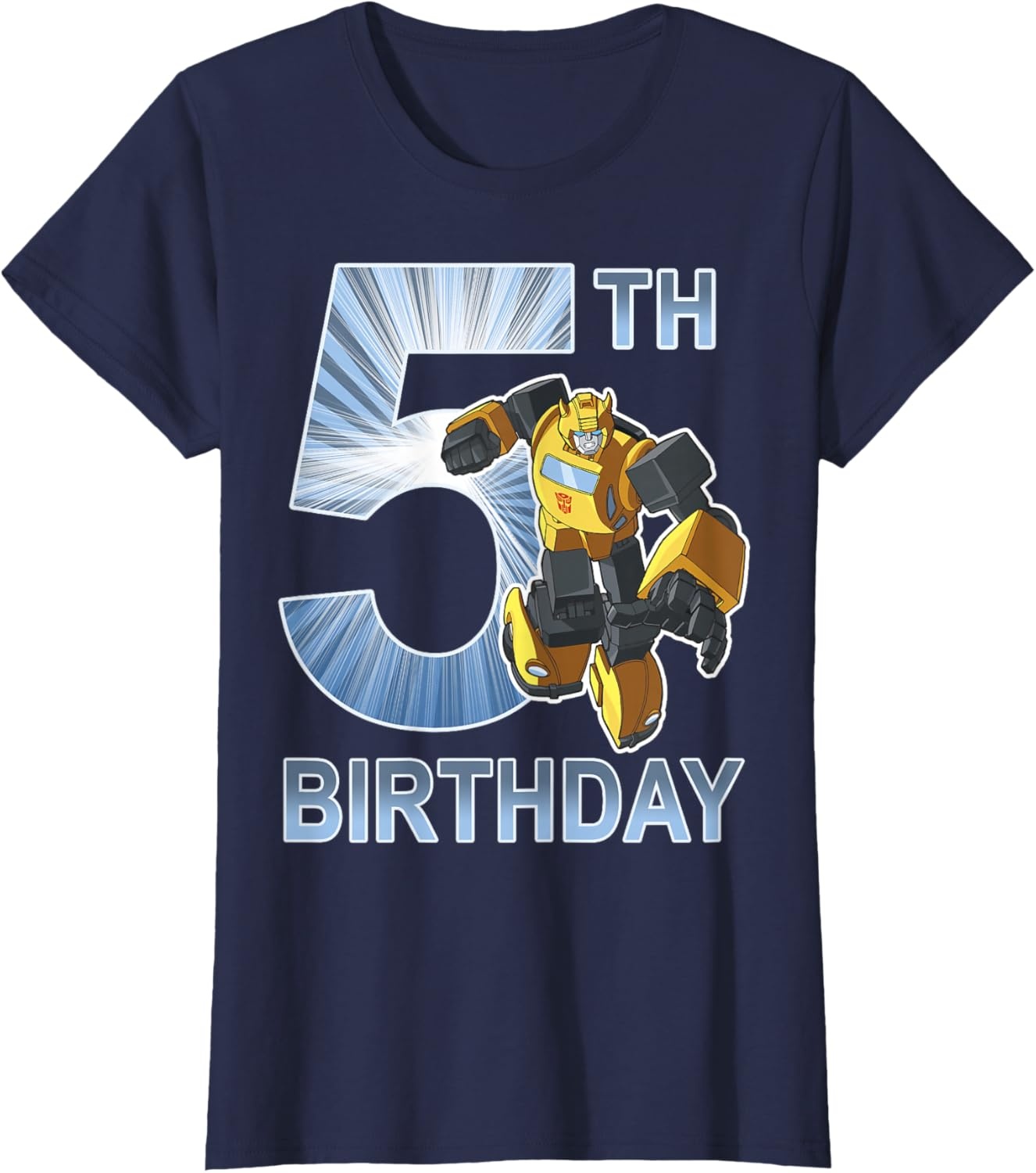 image:imageTransformers Bumblebee 5th Birthday Vintage TShirt SmallNavy Blue