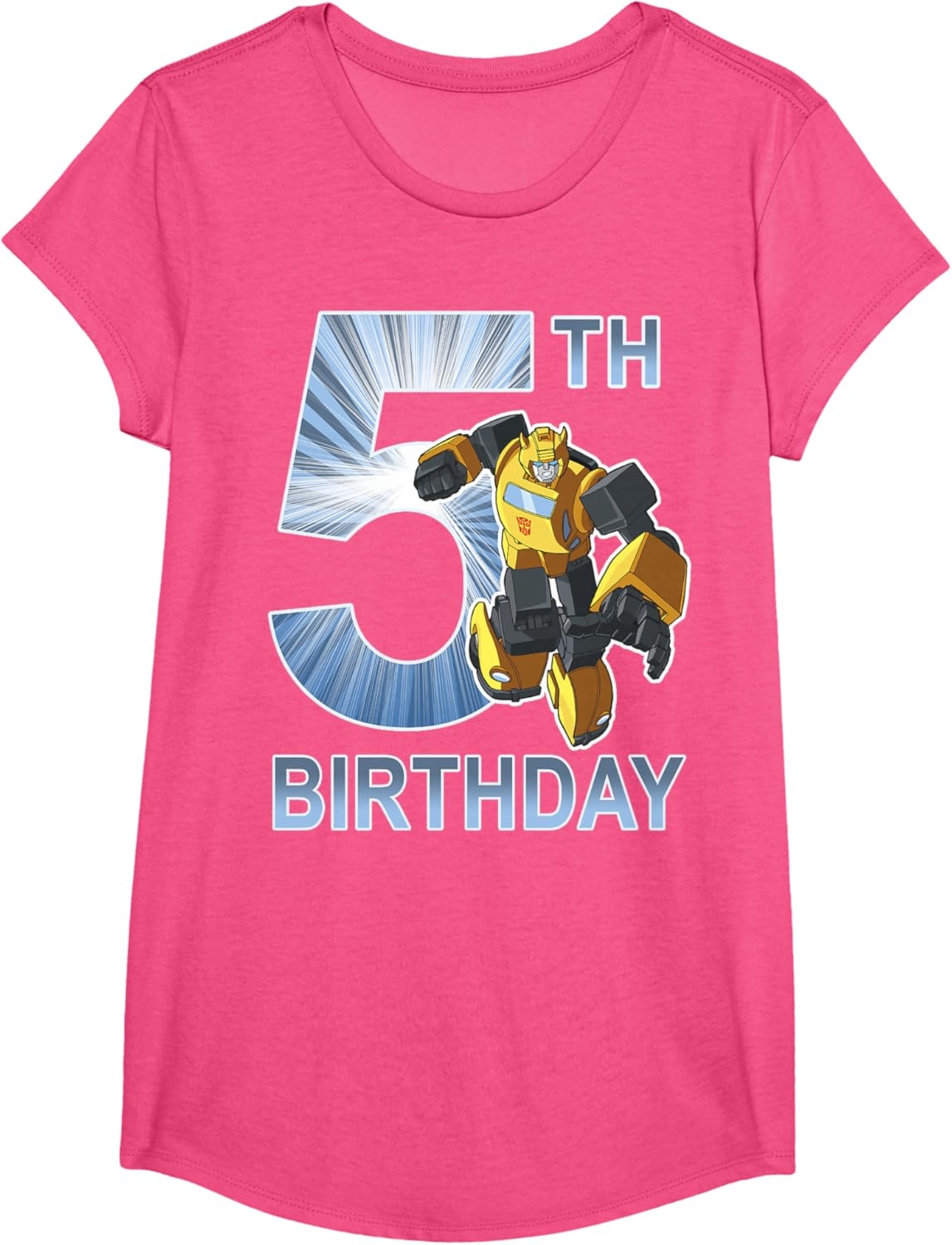 image:imageTransformers Bumblebee 5th Birthday Vintage TShirt SmallPink Heather