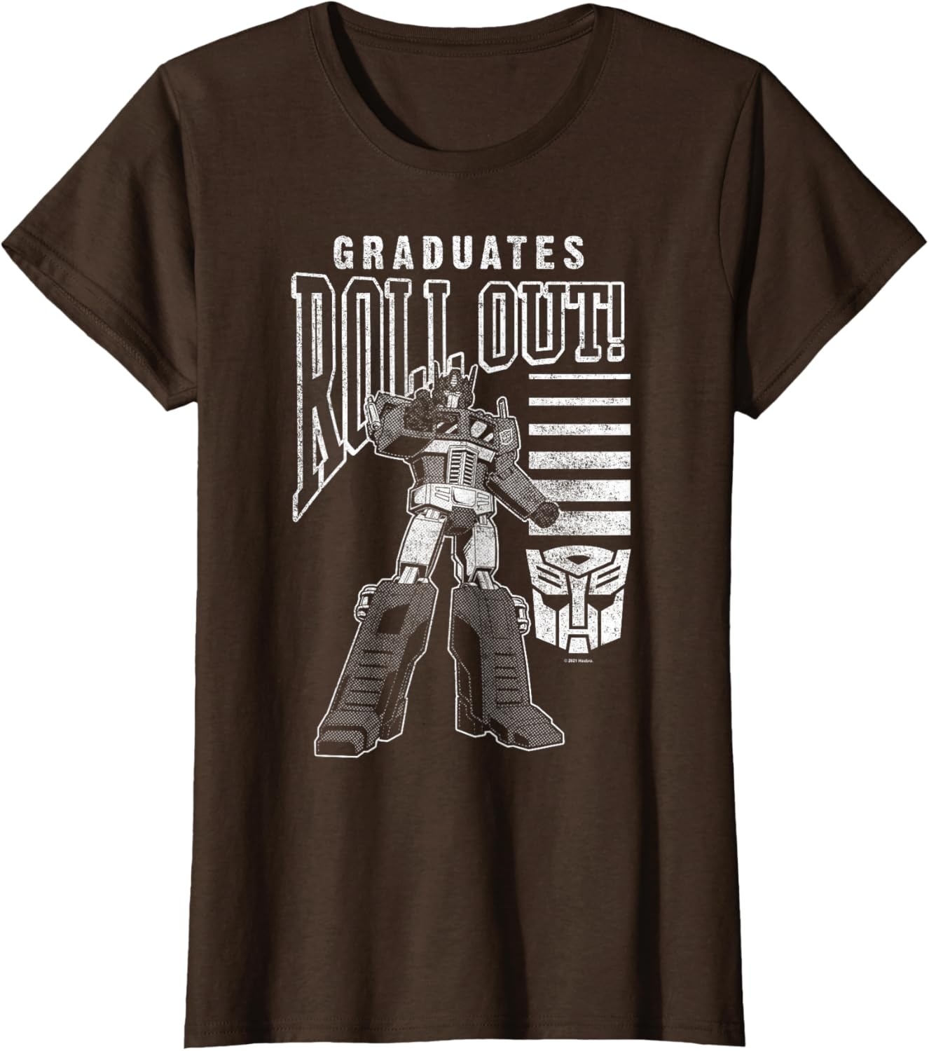 image:imageTransformers Graduates Roll Out TShirtBrown