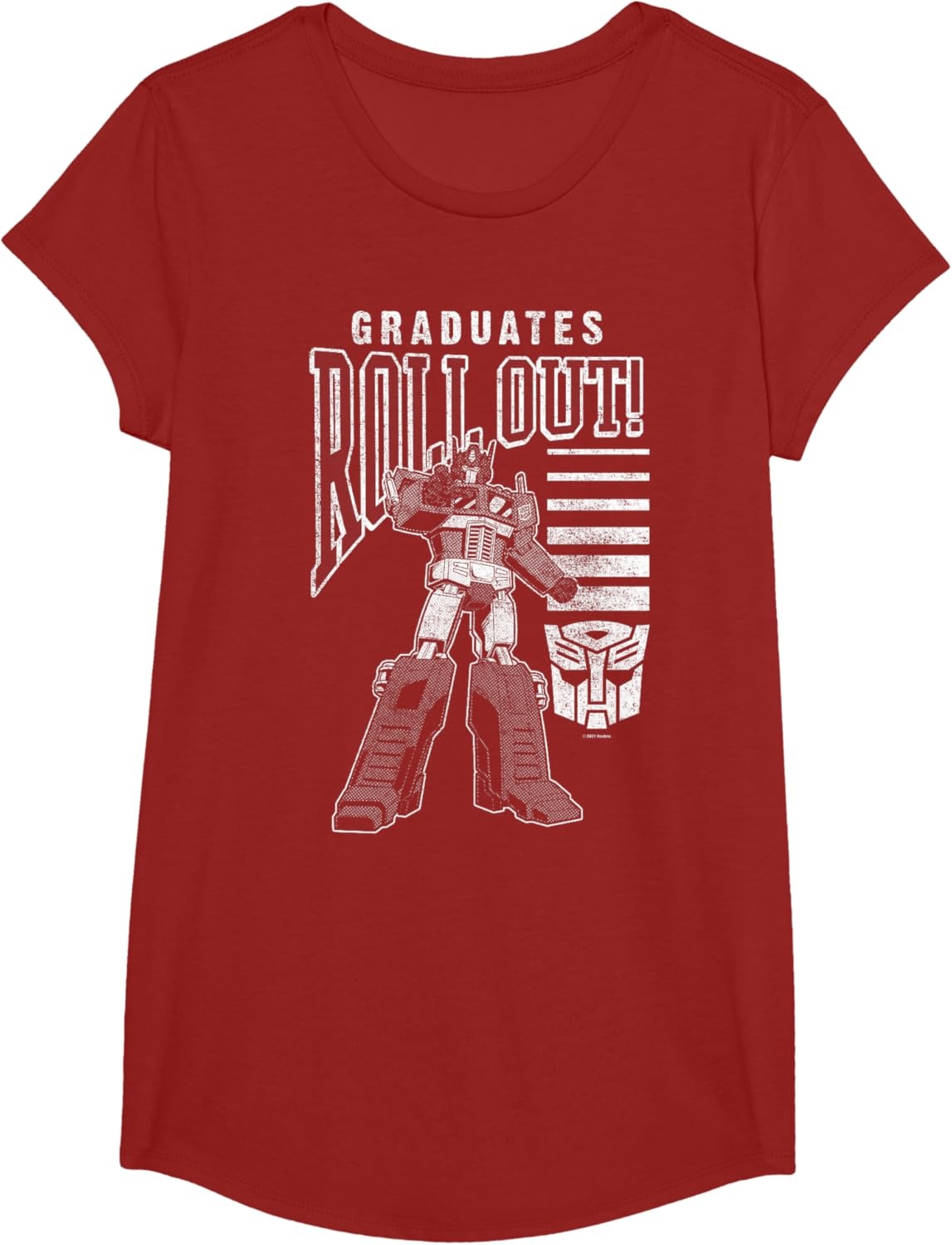 image:imageTransformers Graduates Roll Out TShirtCranberry Red