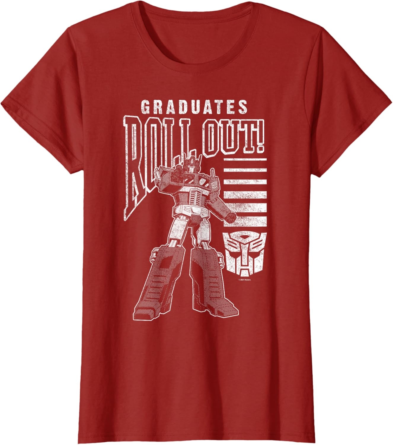image:imageTransformers Graduates Roll Out TShirtCranberry Red