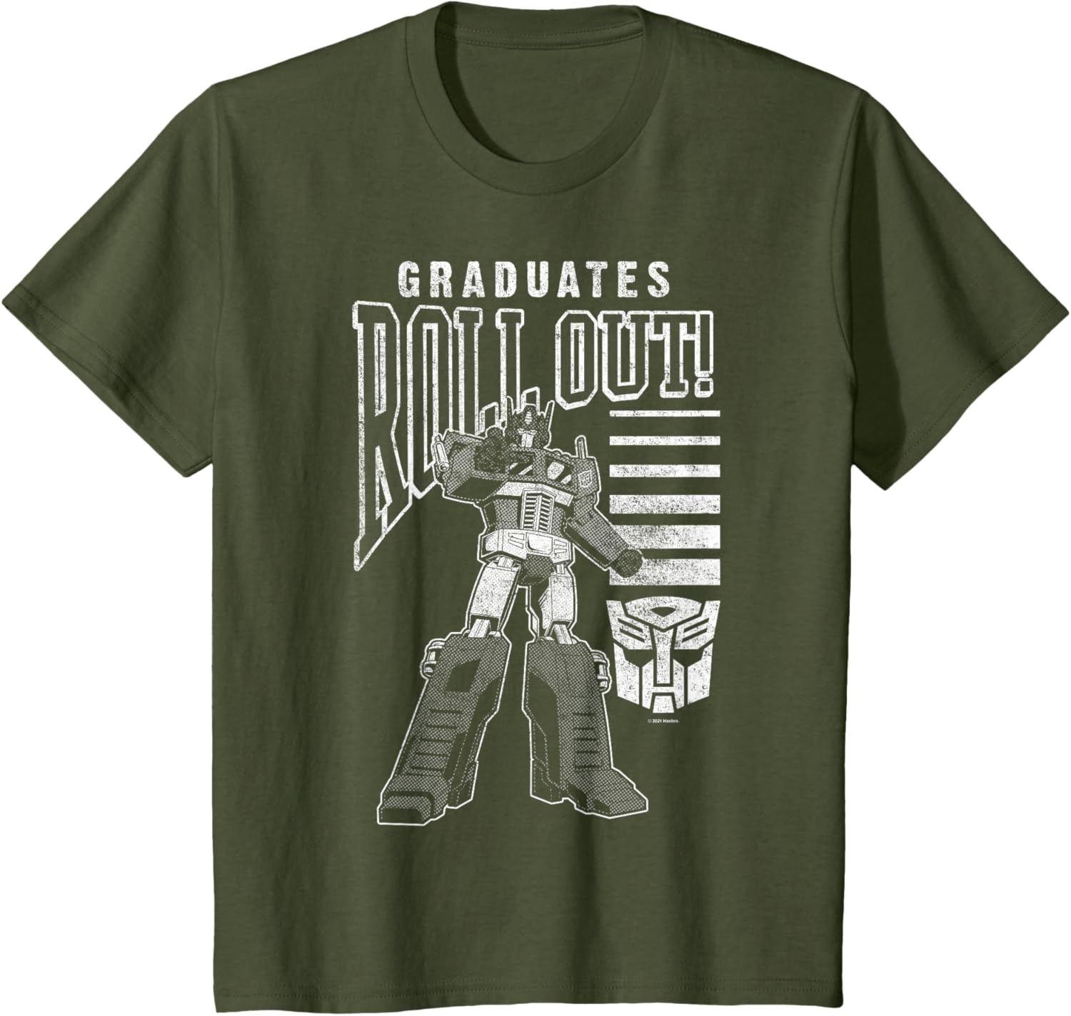 image:imageTransformers Graduates Roll Out TShirtOlive Green
