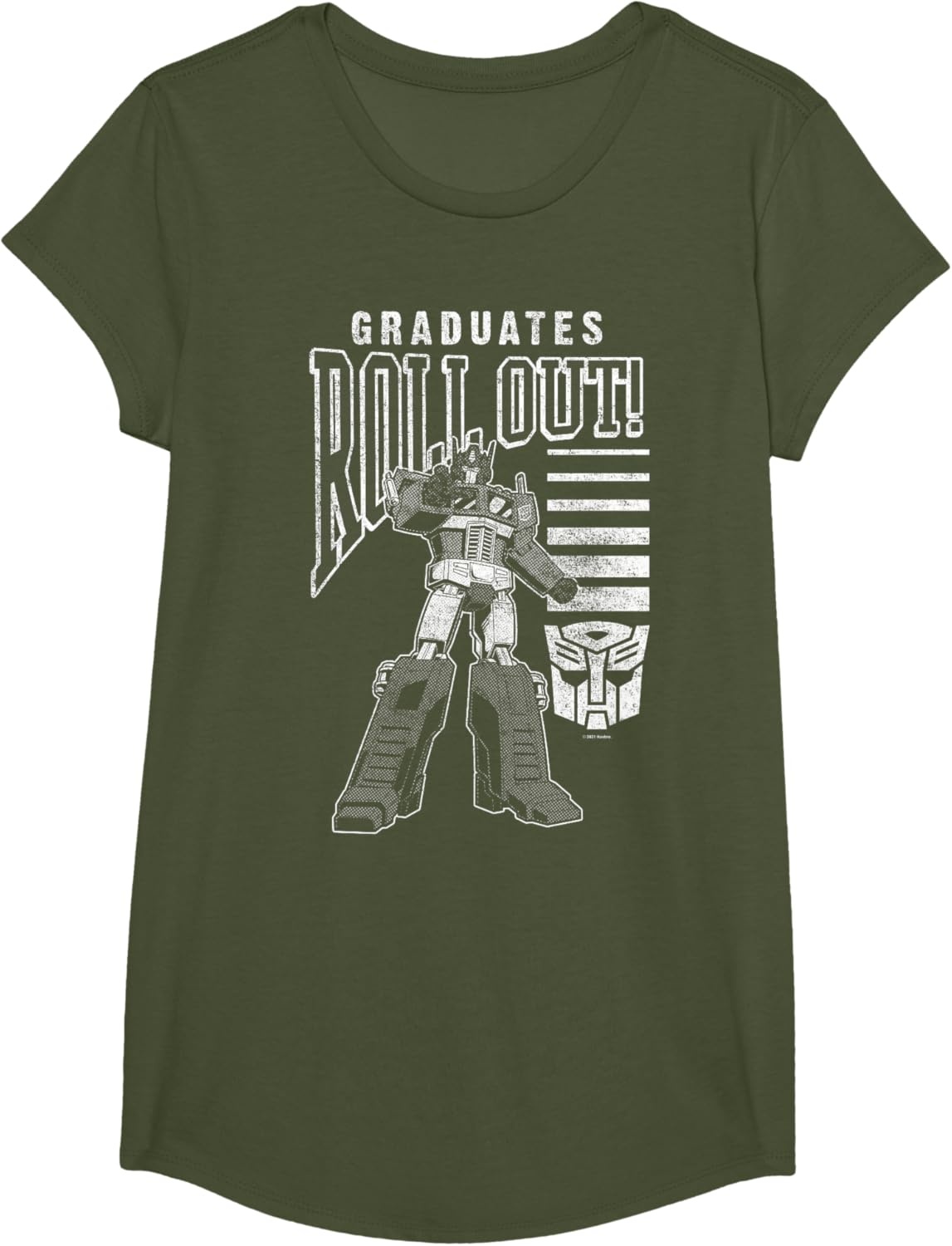 image:imageTransformers Graduates Roll Out TShirtOlive Green