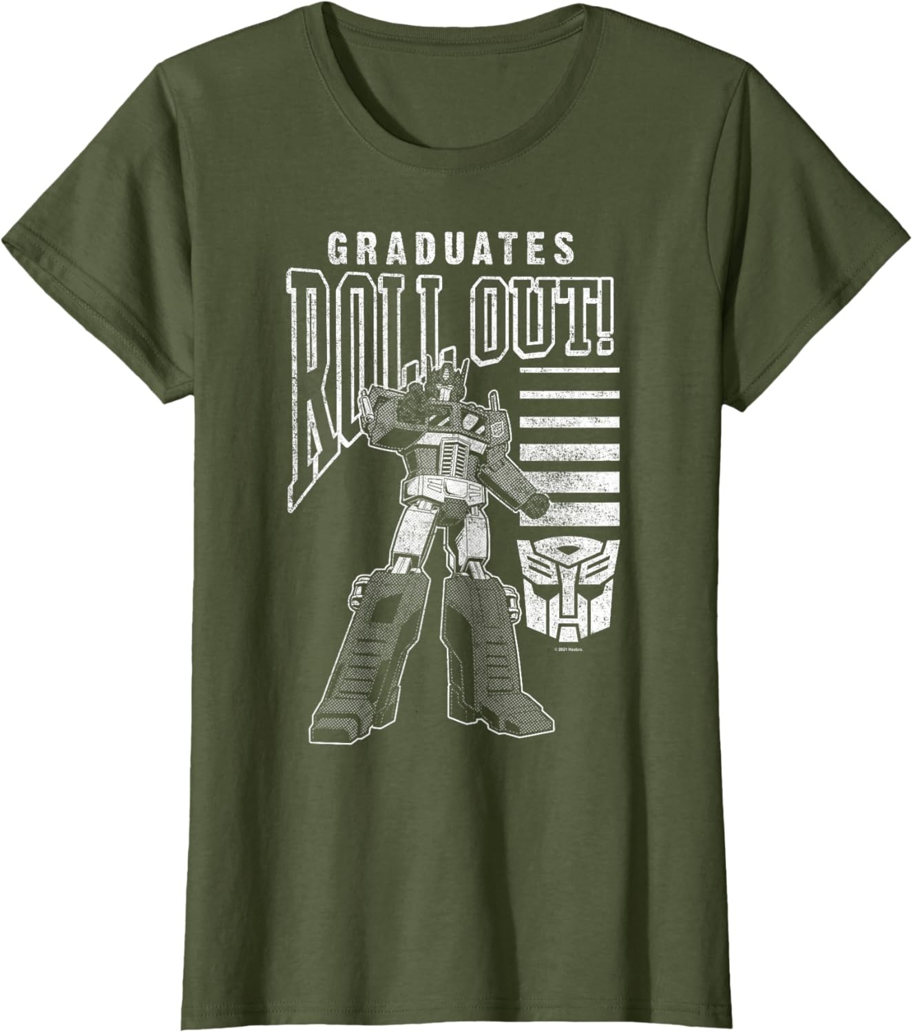 image:imageTransformers Graduates Roll Out TShirtOlive Green