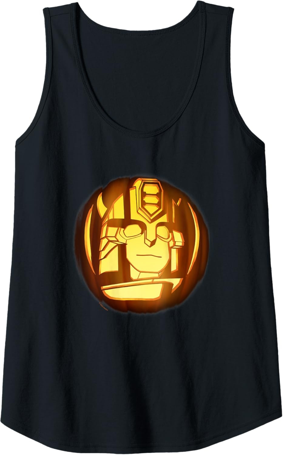 image:imageTransformers Halloween Bumblebee Pumpkin Tank TopBlack