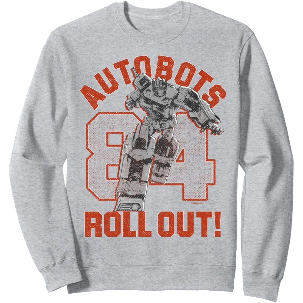 image:imageTransformers Autobots Roll Out 84 Vintage Collegiate SweatshirtHeather Grey