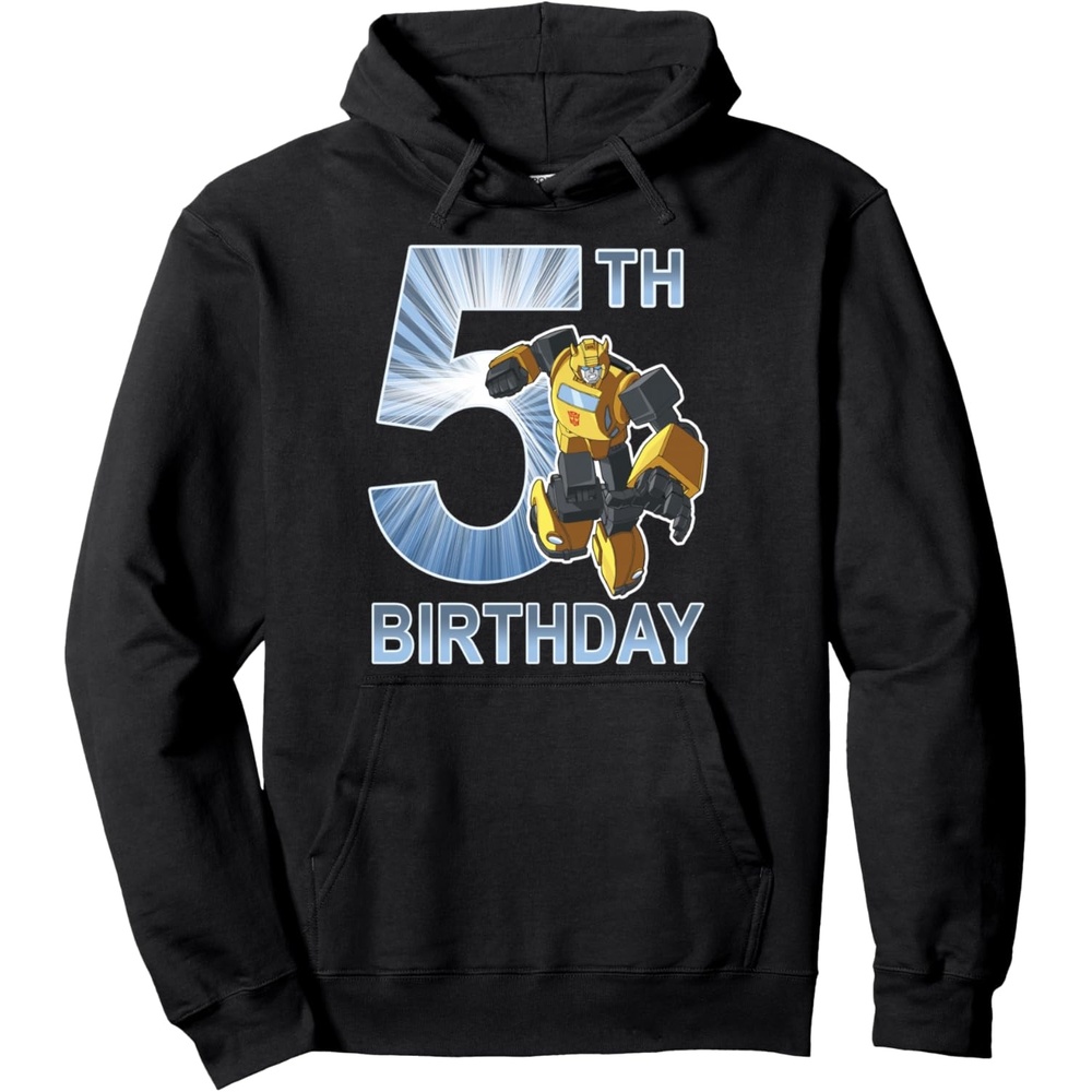 image:imageTransformers Bumblebee 5th Birthday Vintage Pullover HoodieBlack