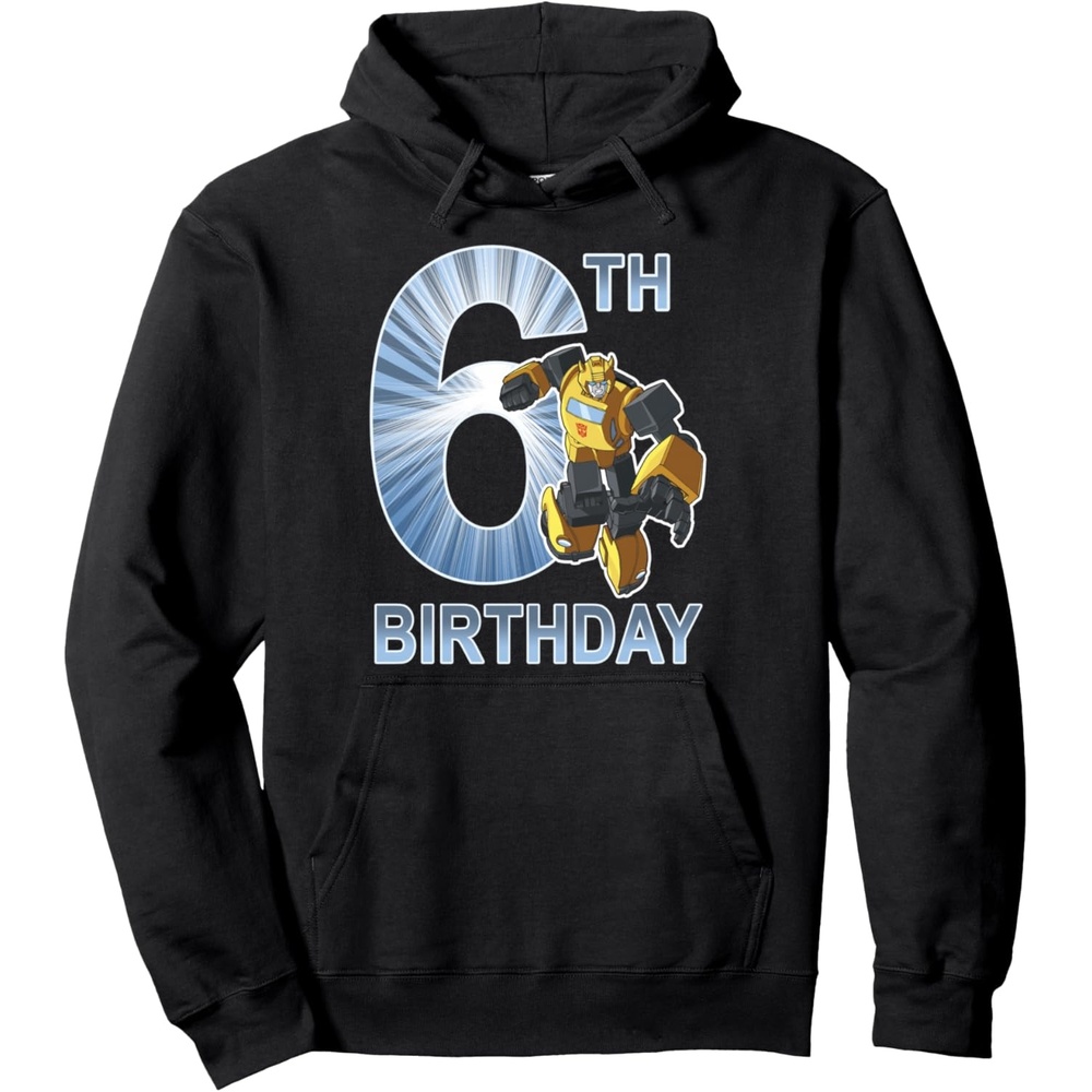 image:imageTransformers Bumblebee 6th Birthday Vintage Pullover HoodieBlack
