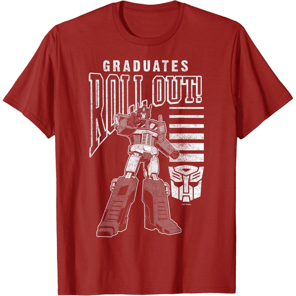 image:imageTransformers Graduates Roll Out TShirtCranberry Red