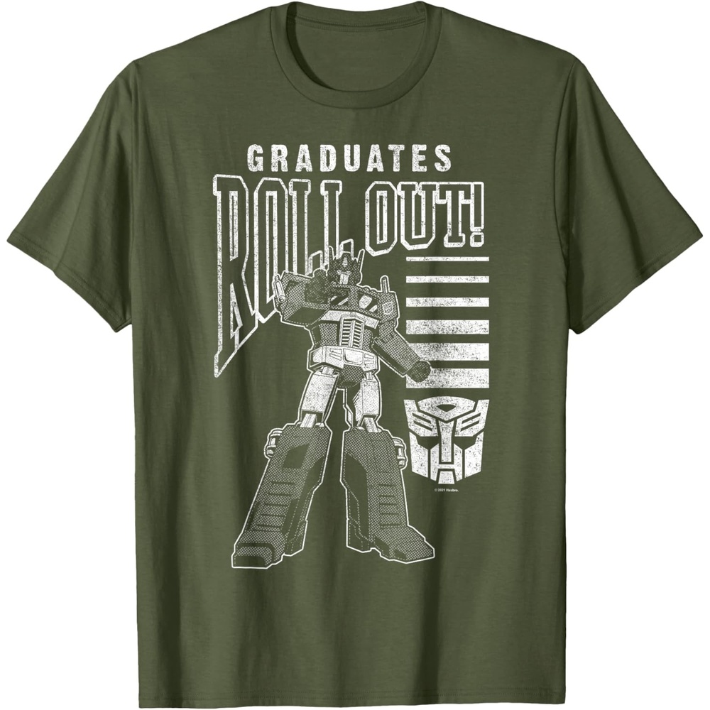image:imageTransformers Graduates Roll Out TShirtOlive Green