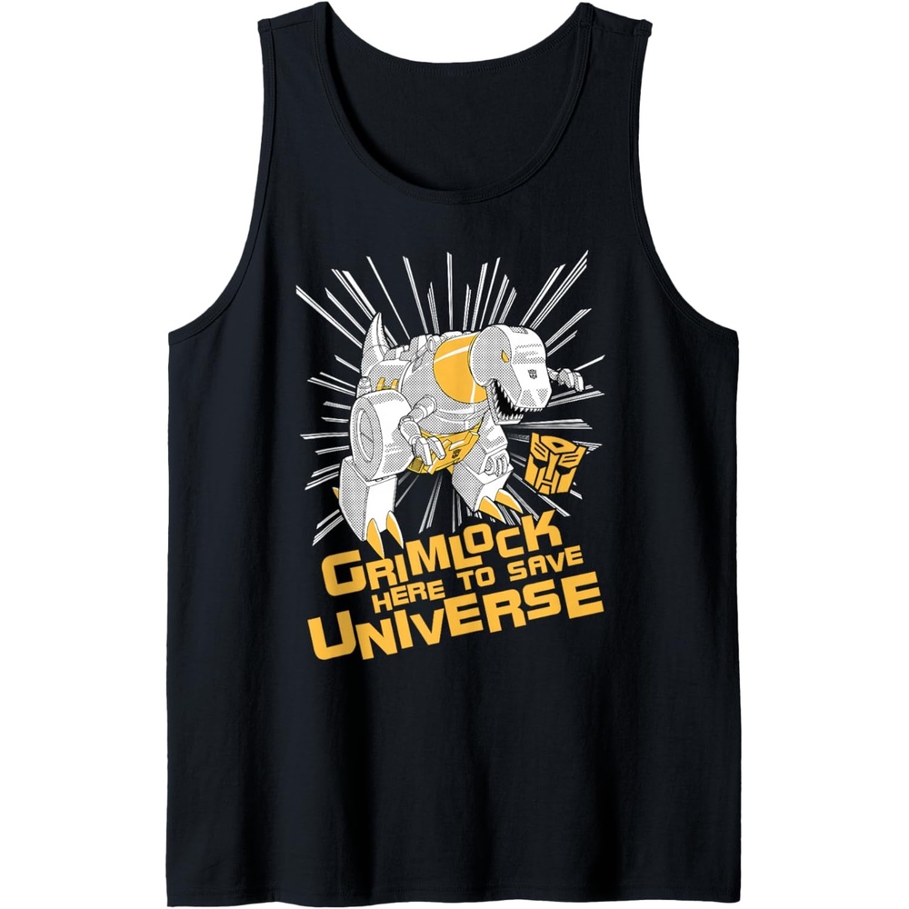 image:imageTransformers Grimlock Here To Save Universe Retro Vintage Tank TopBlack