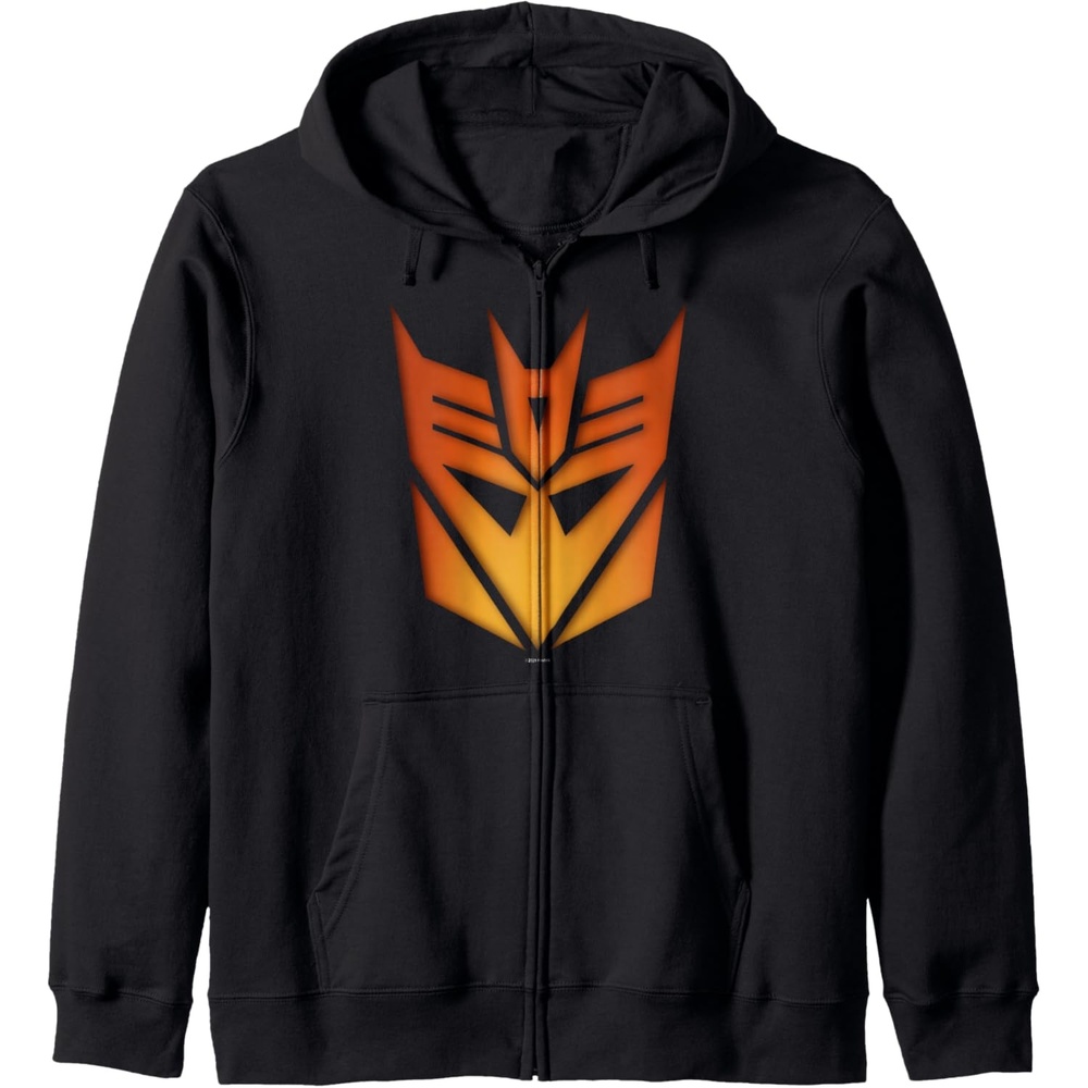 image:imageTransformers Halloween Decepticon Glow Carving Zip HoodieBlack